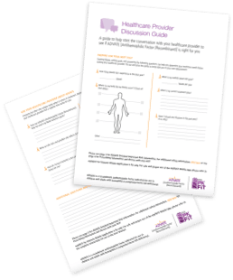 Download the discussion guide and talk to your doctor to see if ADVATE® [Antihemophilic Factor (Recombinant)] is a good choice for you.